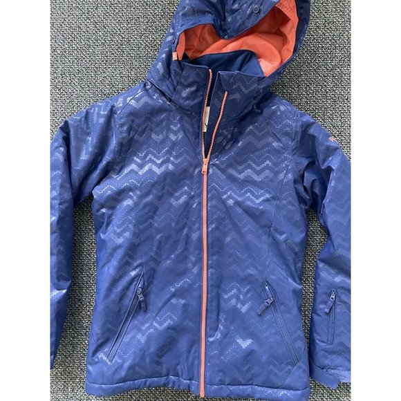 Roxy Jackets & Coats Youth Girls Roxy American Pie Insulated Ski Jacket Blue Size 6 Euc